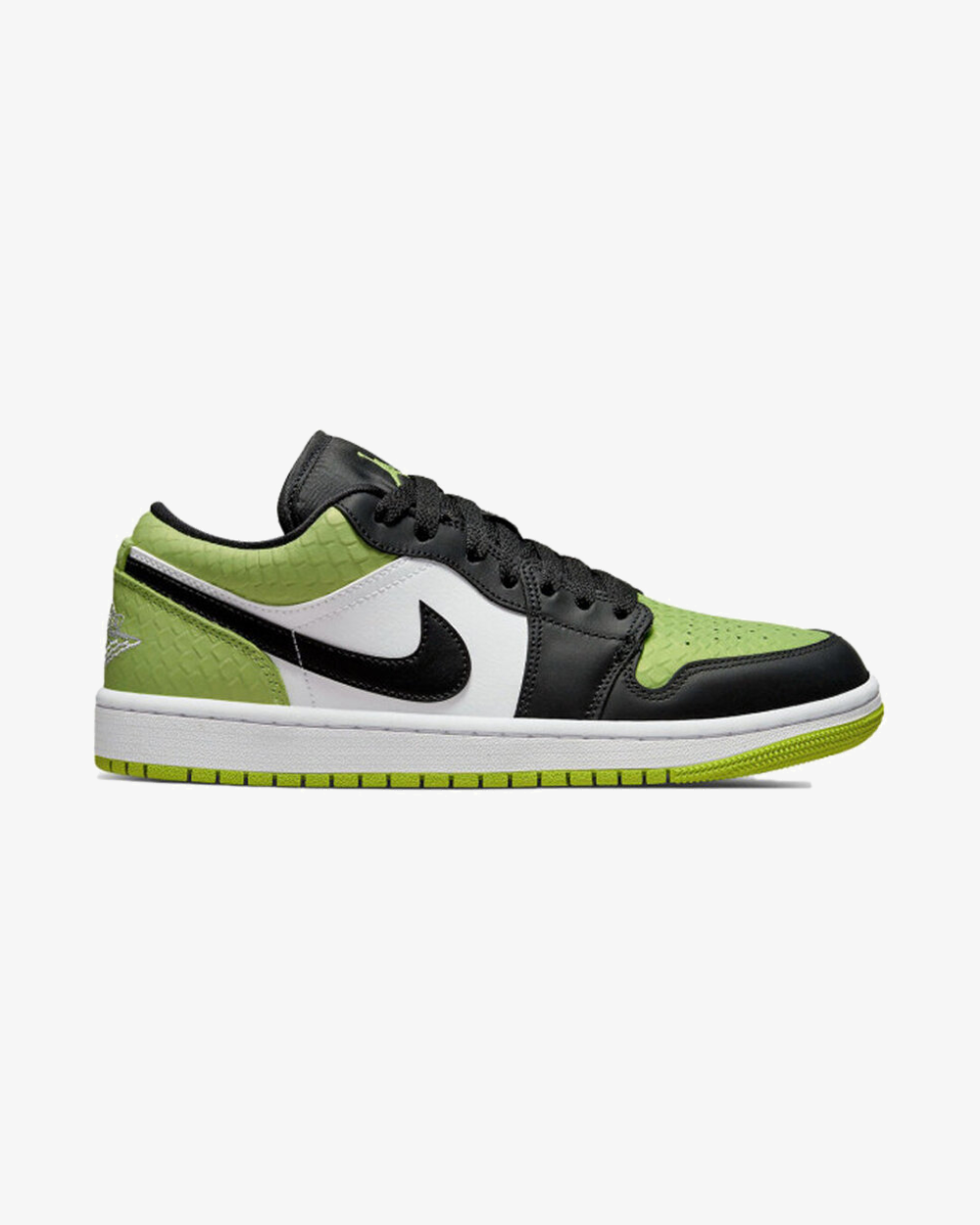 NIKE AIR JORDAN1 LOW SE WMNS SNAKESKIN VIVID GREEN