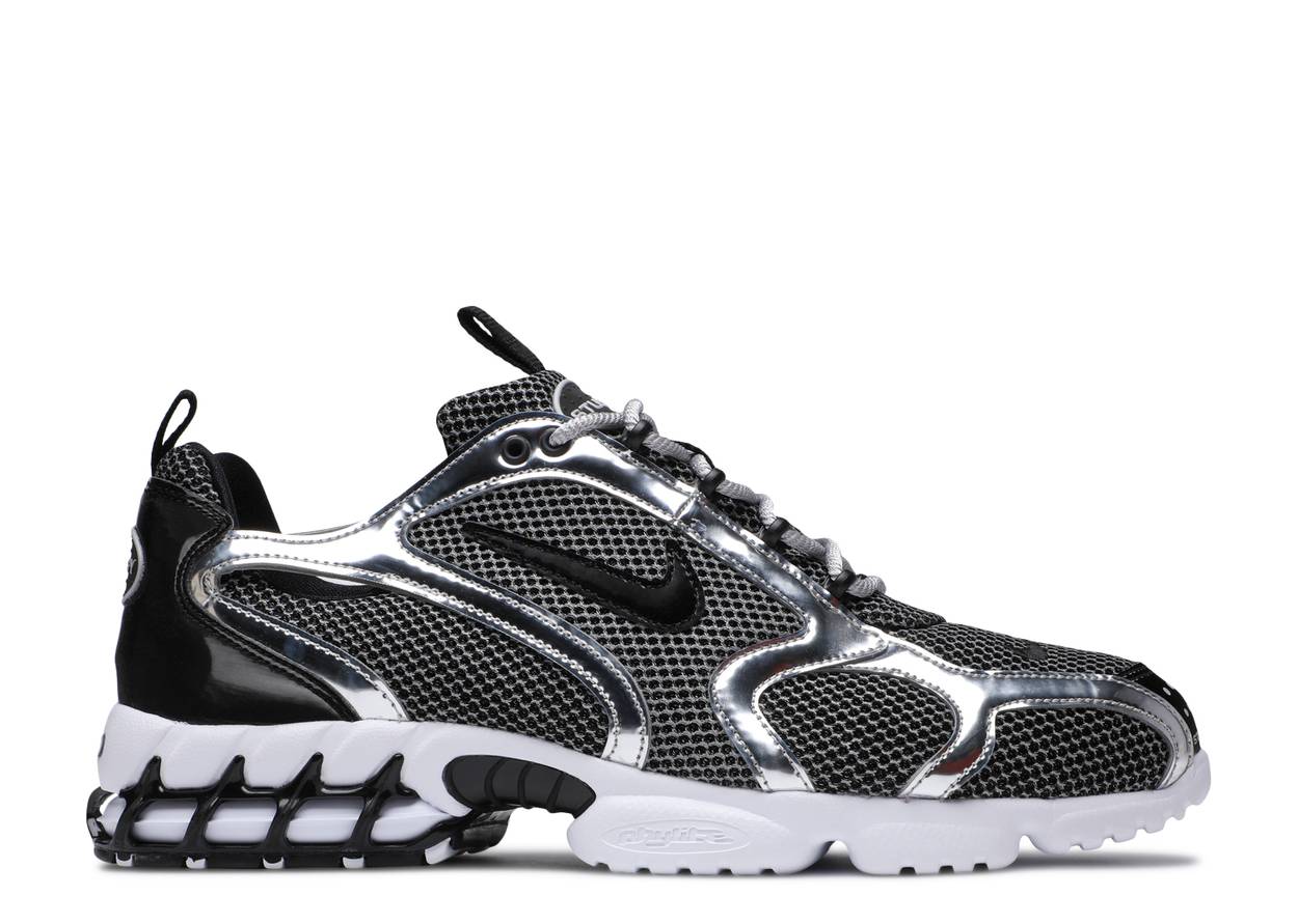 Air Zoom Spiridon Cage 2 Stussy Pure Platinum (WORN)