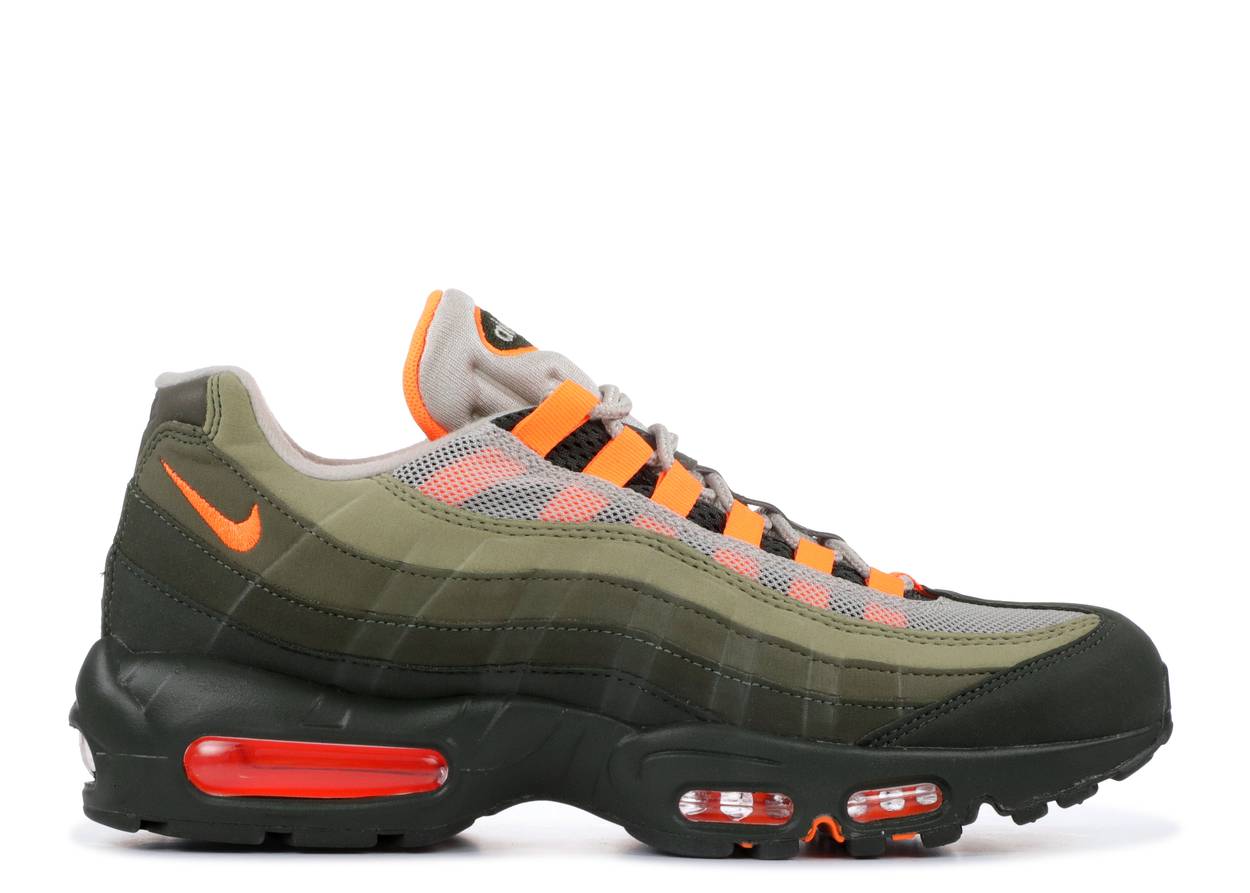 Air Max 95 OG Neutral Olive Total Orange (WORN)