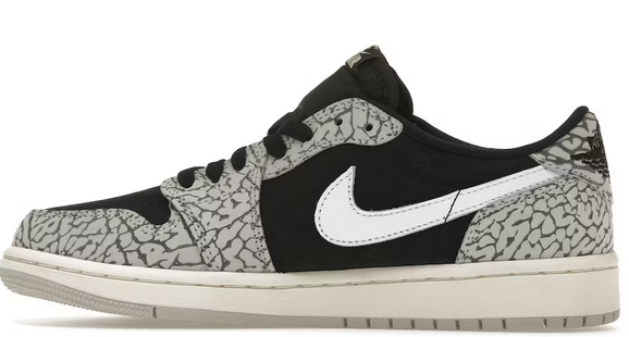 1 Retro Low OG Black Cement (Women's)