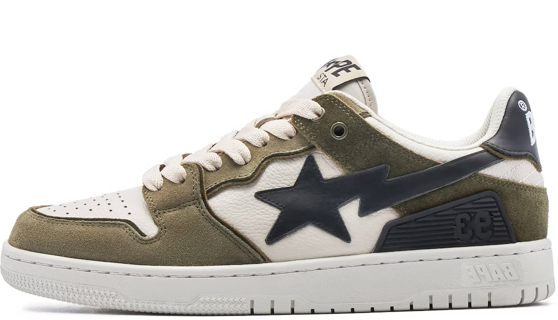 A Bathing Ape SK8 Sta Olive (2022)
