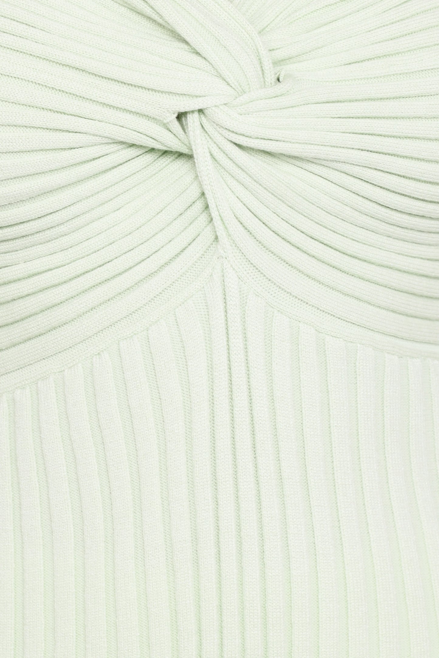Demi Twist Detail Knit Top - Sage