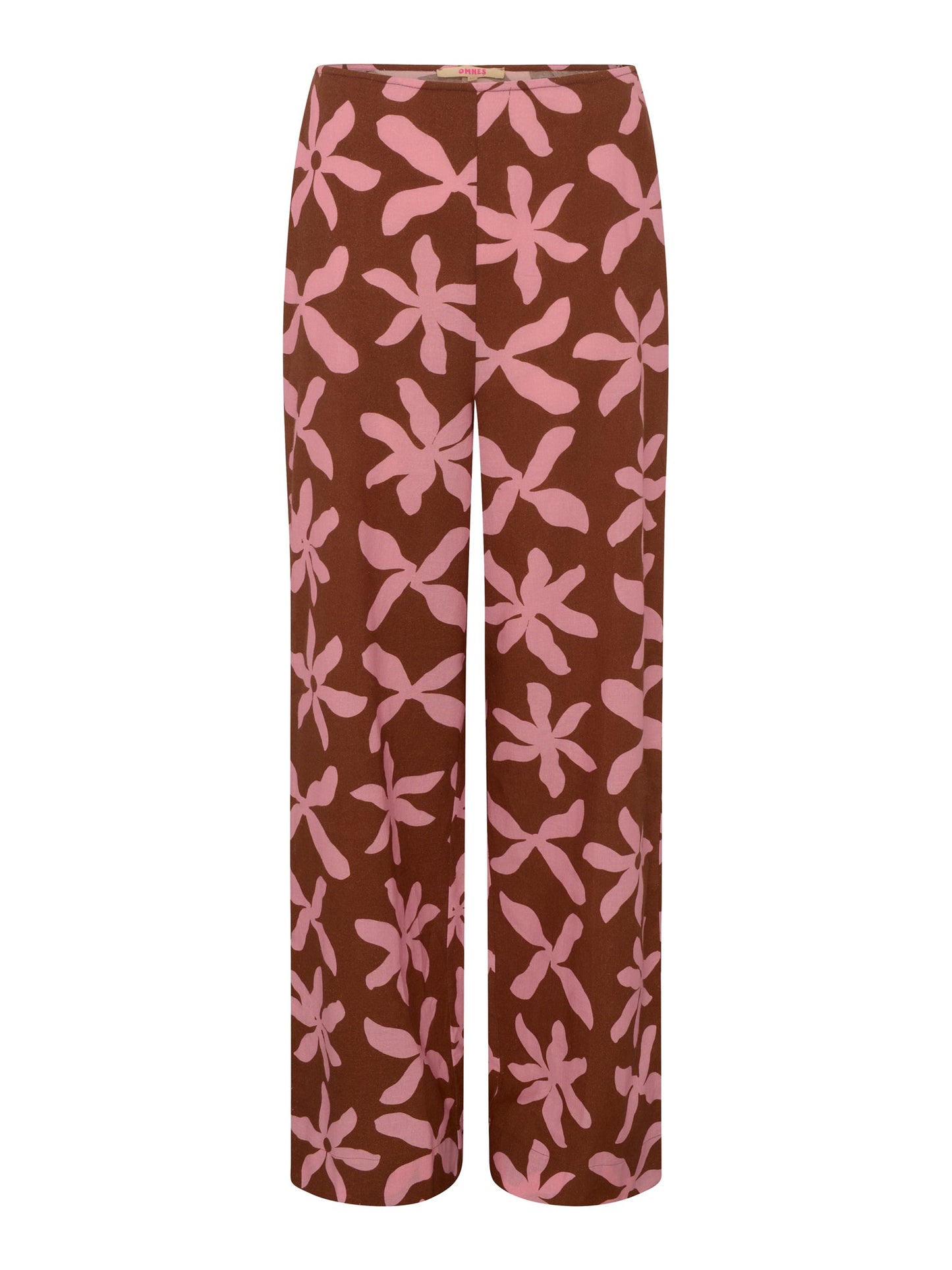 Tommy Trouser in Pink and Chocolate Floral Print