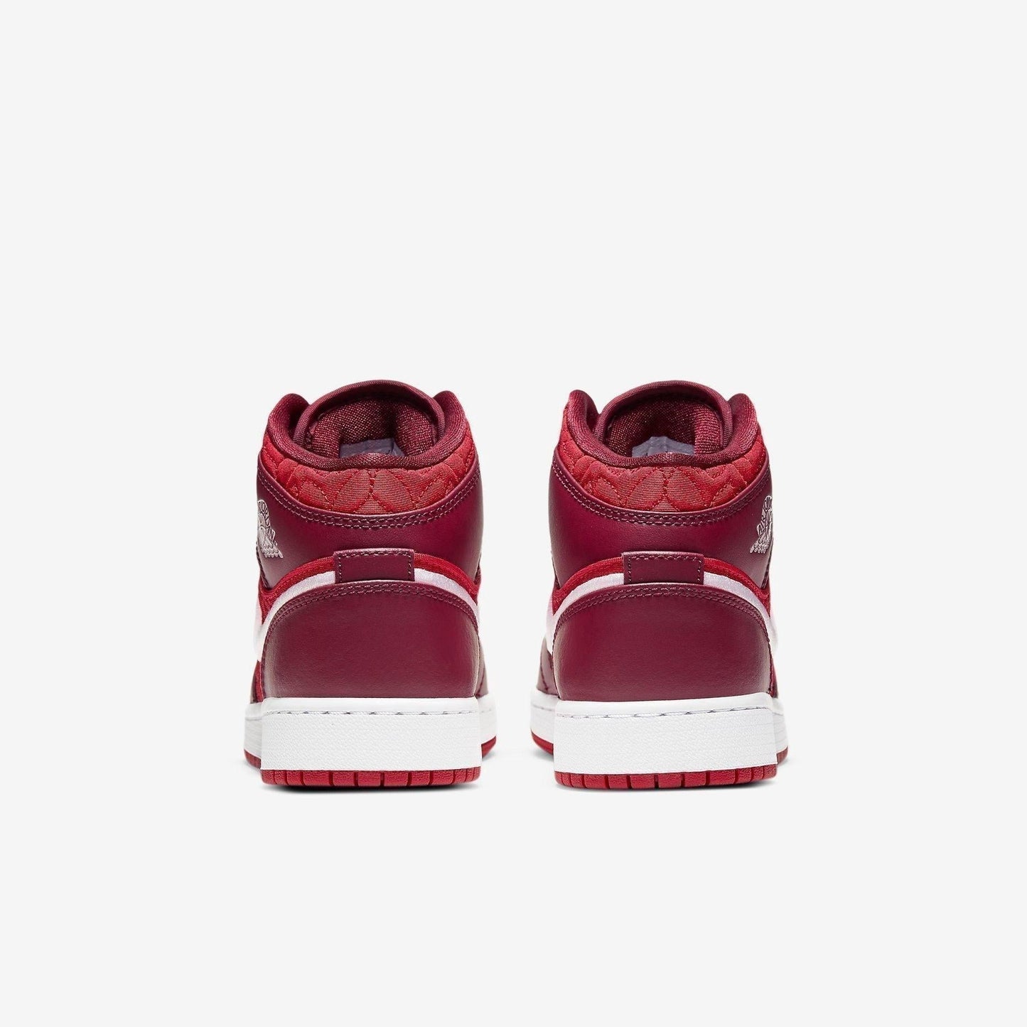 Air Jordan 1 Mid SE 'Red Quilt / Valentine's Day' (2020) (GS)