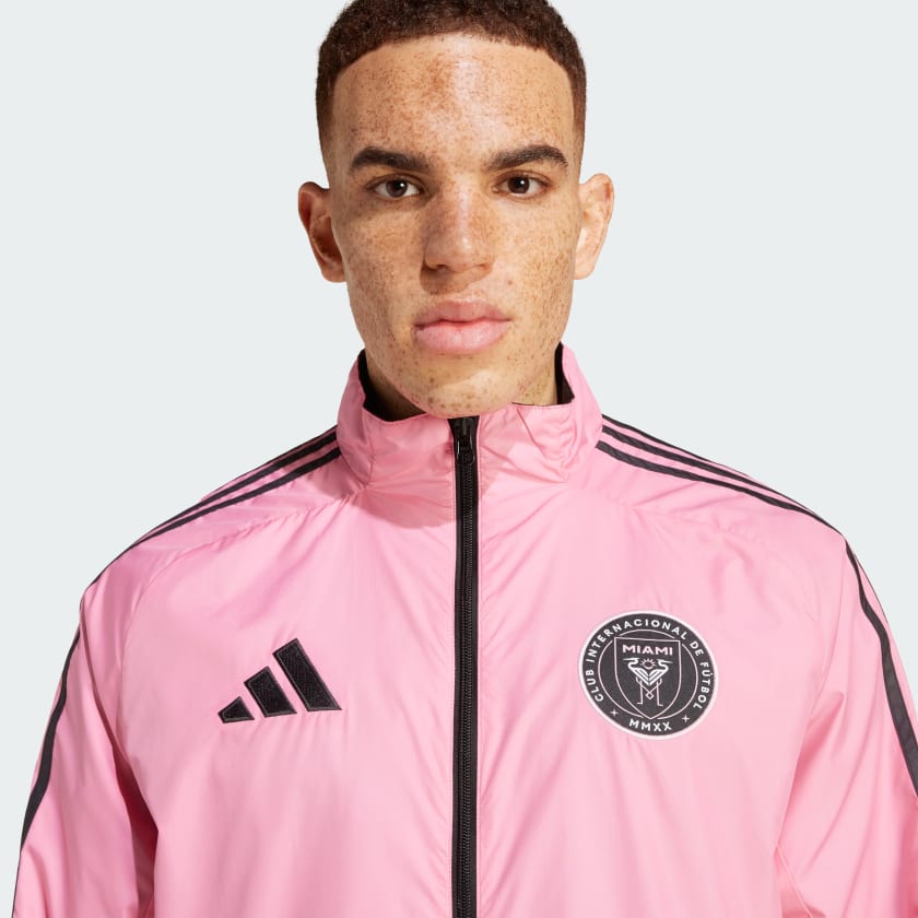 Men's adidas Inter Miami CF Reversible Anthem Jacket