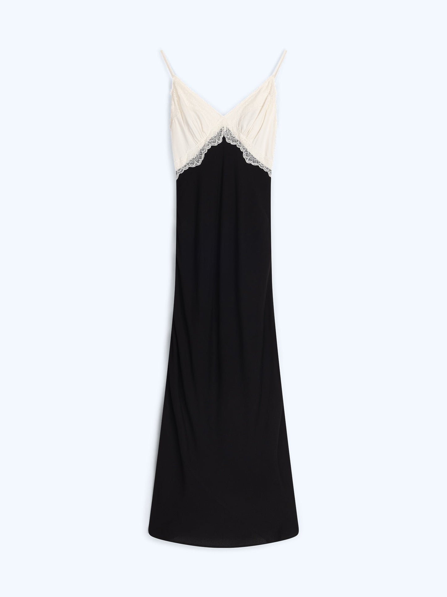 Drew Maxi Dress in Black and White