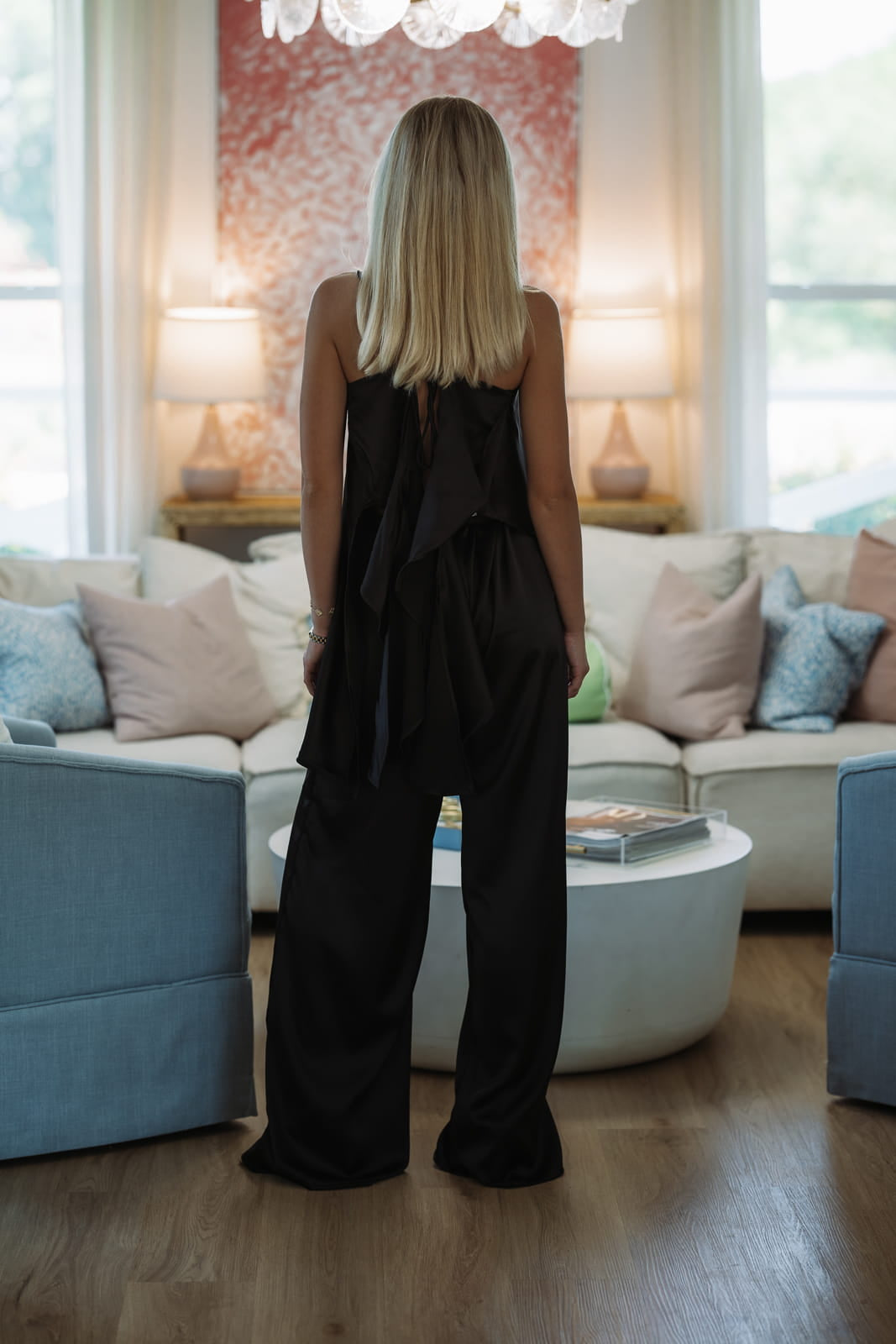 All You've Got Top and Pants Set - Black