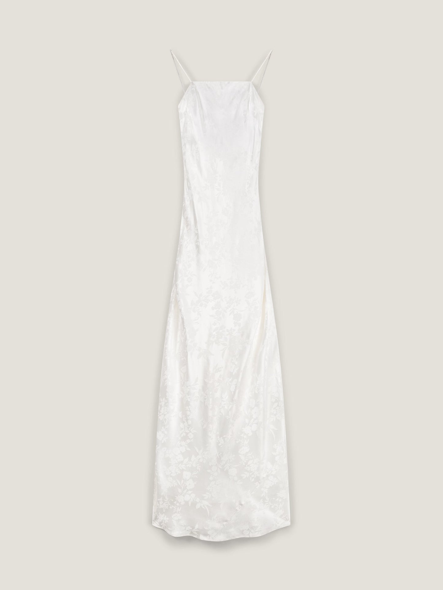 Mira Jacquard Dress in Ivory