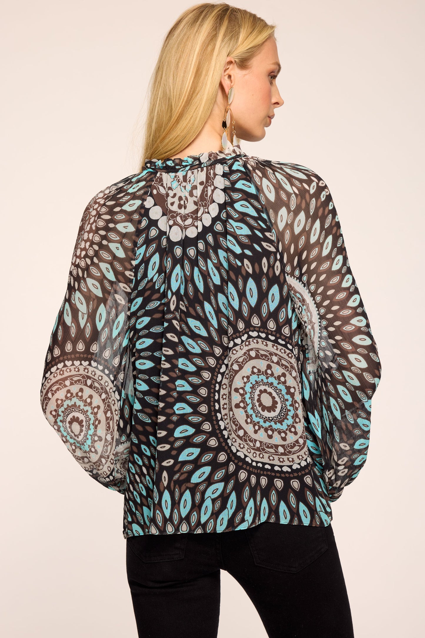 Maisy Printed Silk Top