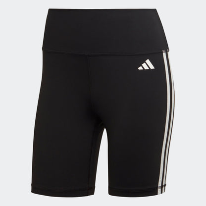 Women's adidas Training Essentials 3-Stripes High-Waisted Short Leggings