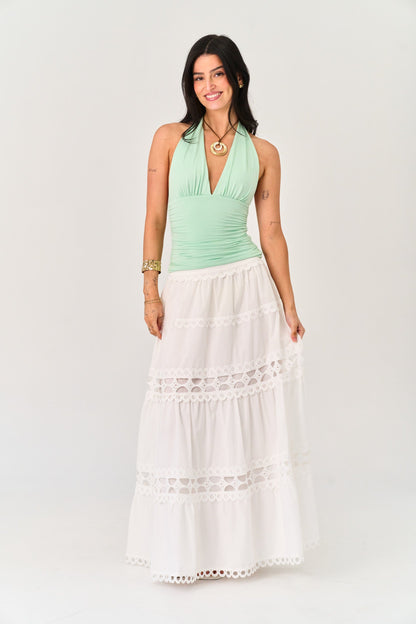 Cape May Halter Top in Mint