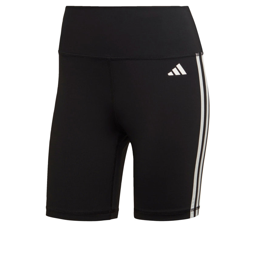 Women's adidas Training Essentials 3-Stripes High-Waisted Short Leggings