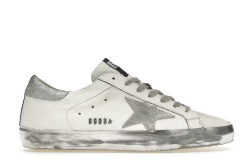 Golden Goose Super Star White Silver Glitter (W)