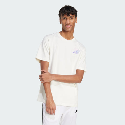 Men's adidas Lounge Pastel Embroidery Graphic Tee