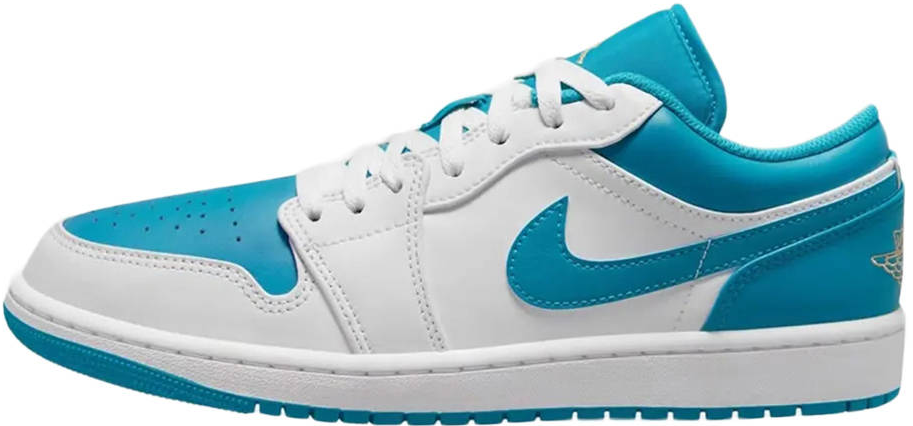 1 Low White/Teal