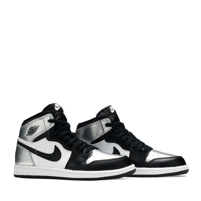 NIKE AIR JORDAN1 HIGH SILVER TOE PRESCHOOL -