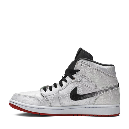 NIKE AIR JORDAN1 MID CLOT FEARLESS WHITE (NEW)