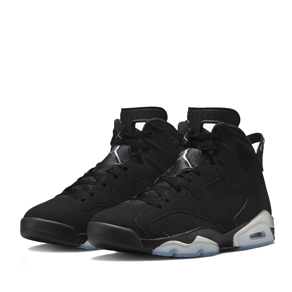 NIKE AIR JORDAN6 RETRO CHROME METALLIC SILVER (NEW)