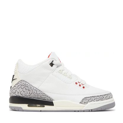 NIKE AIR JORDAN3 RETRO WHITE CEMENT REIMAGINED GS