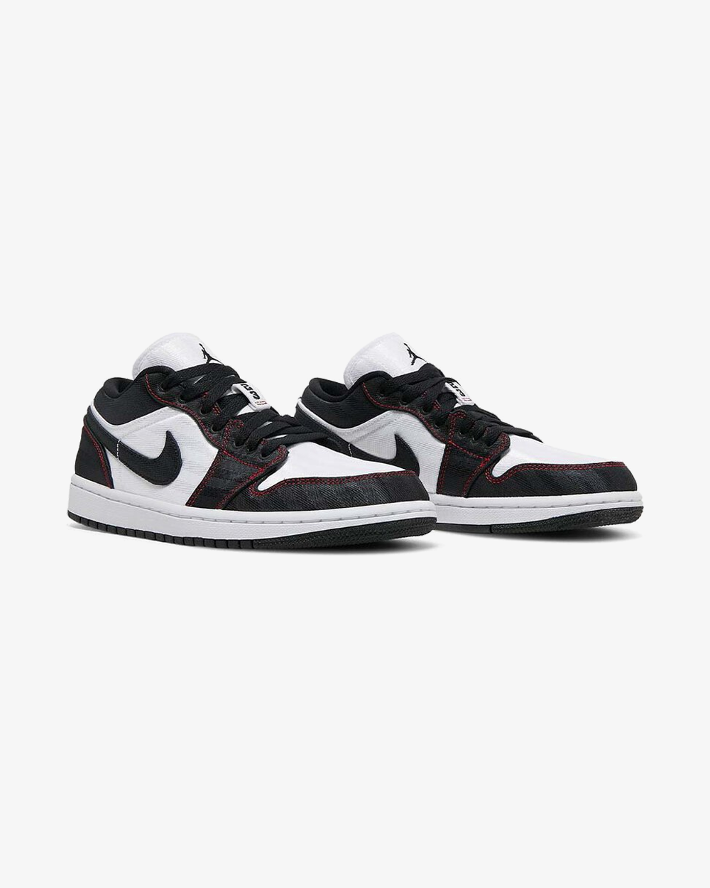 NIKE AIR JORDAN1 LOW SE UTILITY WHITE BLACK GYM RED W