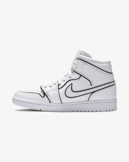 NIKE AIR JORDAN1 MID SE WMNS IRIDESCENT REFLECTIVE WHITE