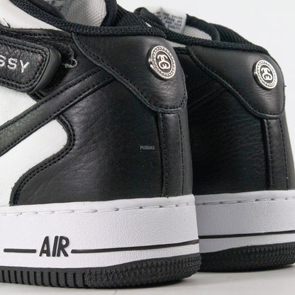 Air Force 1 Mid Stussy 'Light Bone Black' (2022)