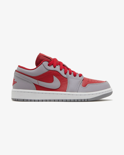 NIKE AIR JORDAN1 LOW WMNS HOMAGE SPLIT GYM RED CEMENT GREY