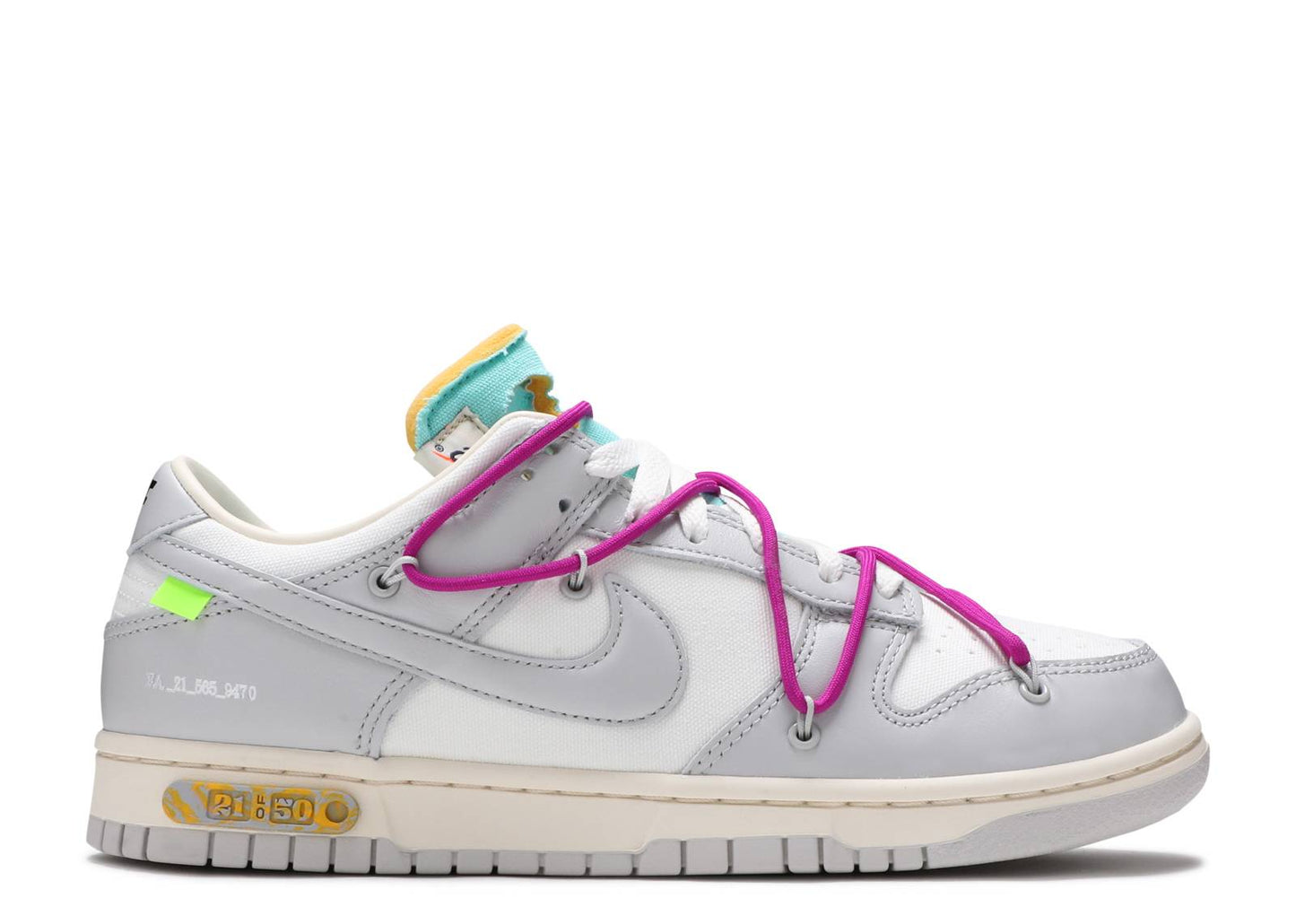 Dunk Low Off White Lot 21 (WORN)