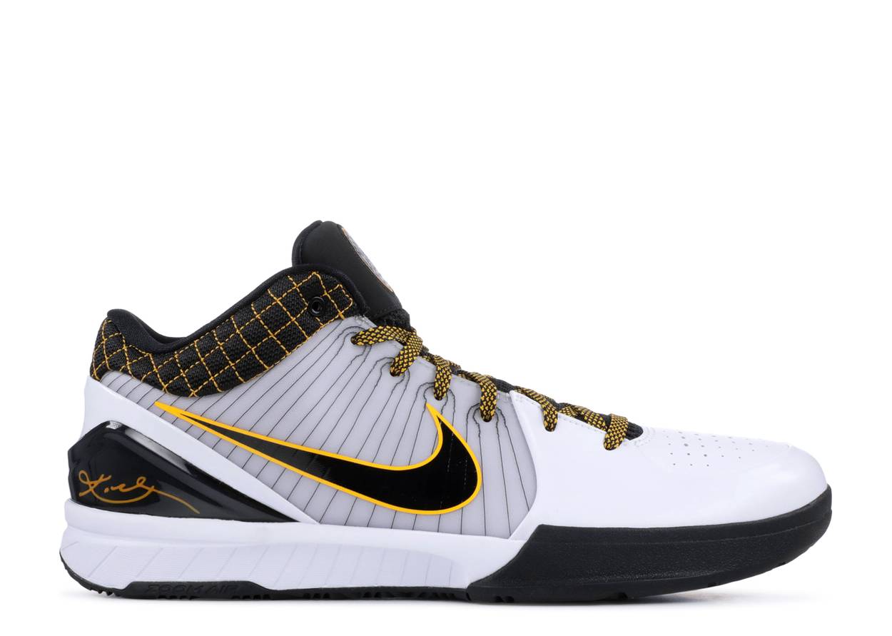 Kobe 4 Protro White Black Del Sol (WORN)