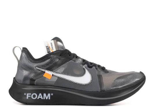 Zoom Fly Off White Black Silver