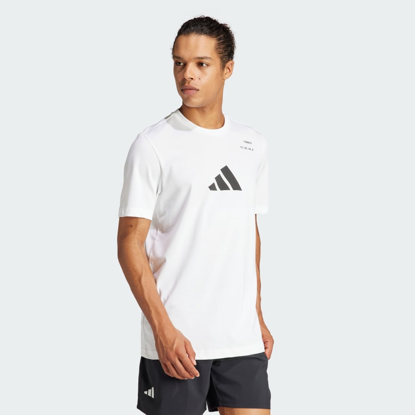 Men's adidas AEROREADY Tennis Category Graphic Tee