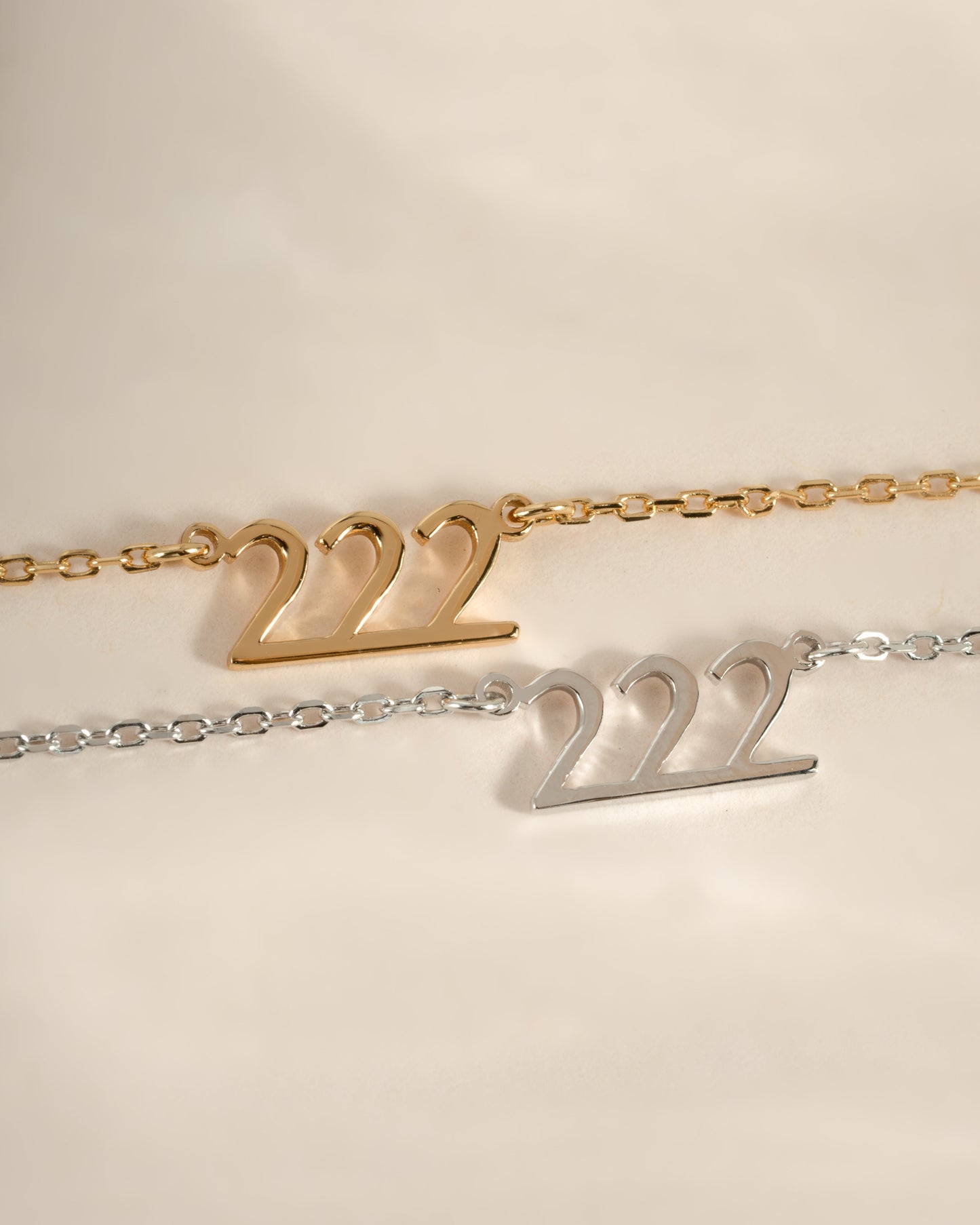 222 Ready to Ship Angel Number Necklace