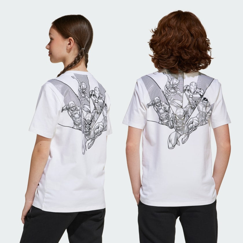 Kids' adidas adidas MARVEL SUPERHEROES GRAPHIC TEE