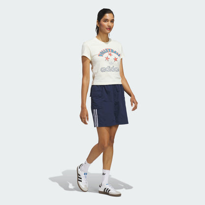 Women's adidas Archive Graphic Slim Volleyball Tee