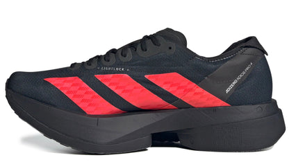 Adizero Adios Pro 4 Mercedes AMG Black Lucid Red