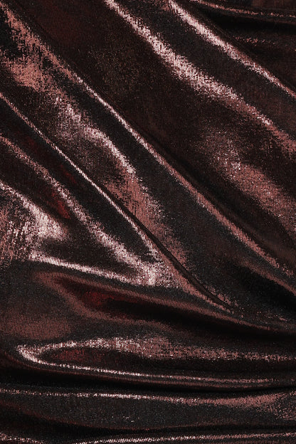 Rowyn Drapey Metallic Top - Bronze