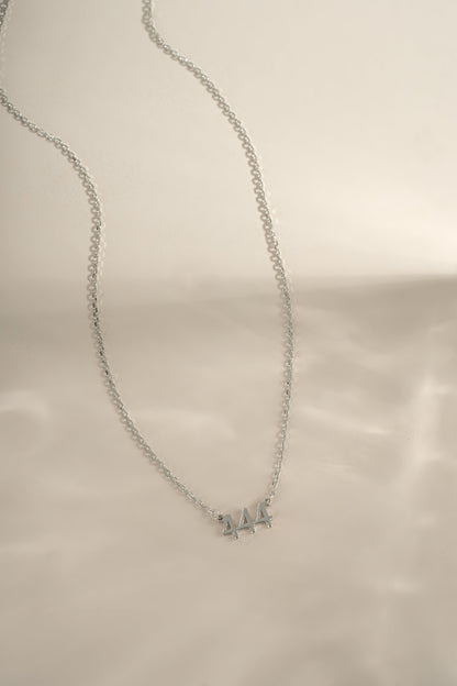 444 Ready to Ship Angel Number Necklace