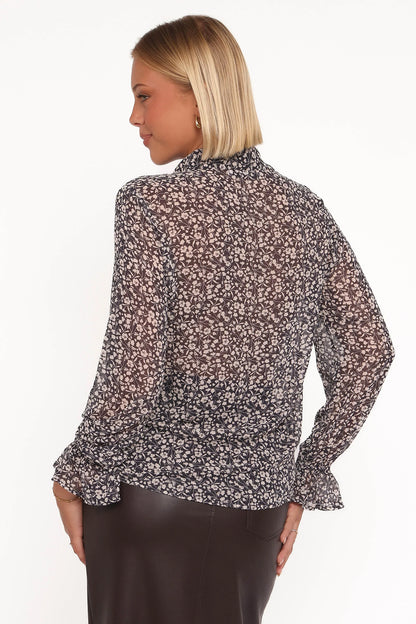 Eveline Top - Nocturnal Garden