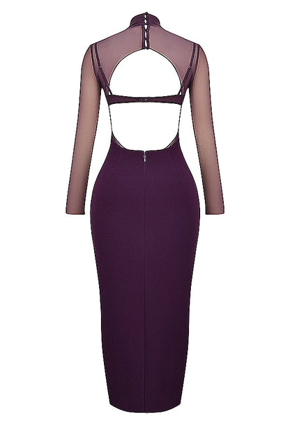 black grape maxi dress
