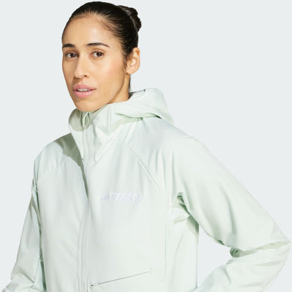 Women's adidas Terrex Xperior Softshell Fleece Hooded Jacket