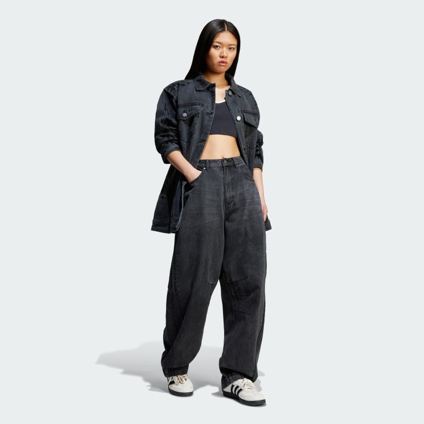 Women's adidas Adilenium Season 3 Two-In-One Denim Shirt Jacket