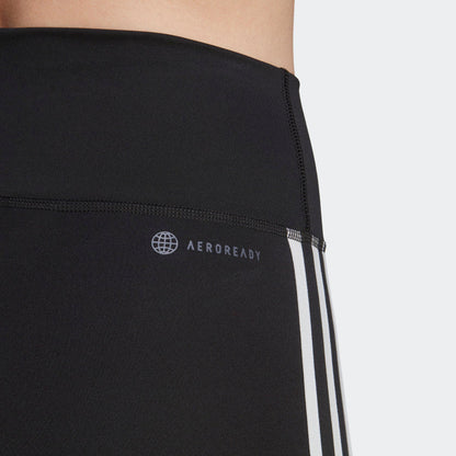Women's adidas Training Essentials 3-Stripes High-Waisted Short Leggings