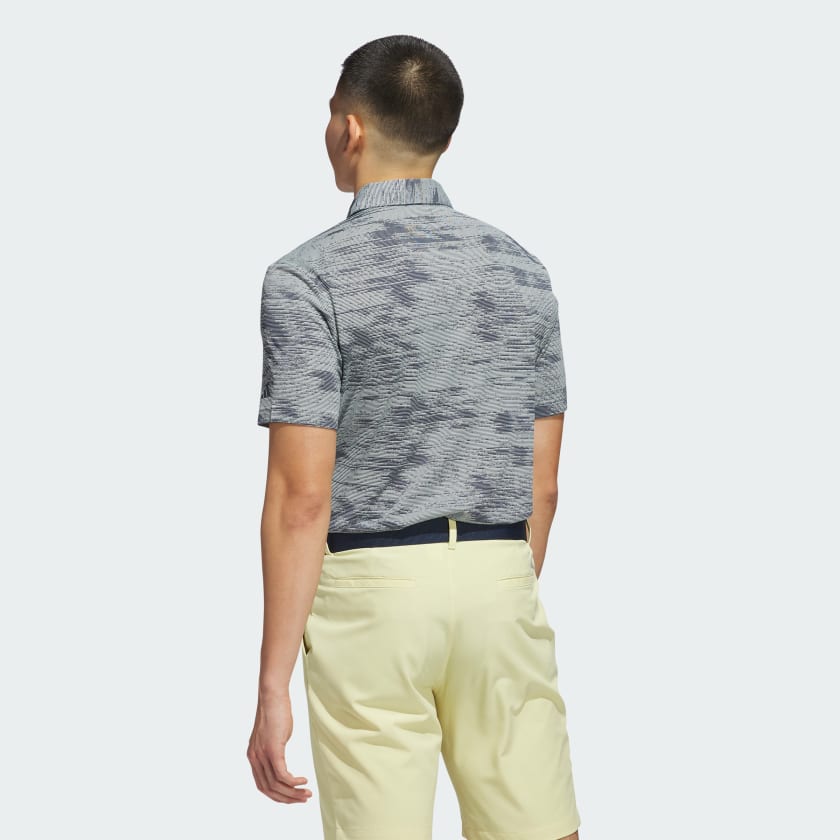 Men's adidas Ultimate365 Textured Stripe Polo Shirt