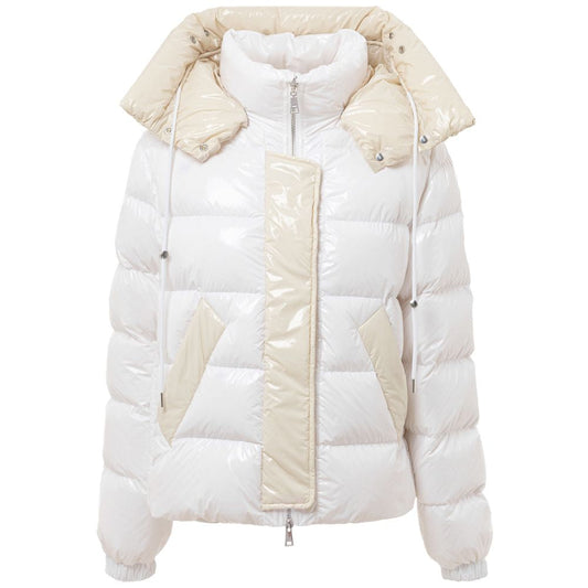 Add White Polyamide Coat