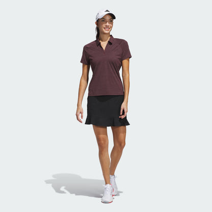 Women's adidas Ultimate365 Heathered Twistknit Polo Shirt