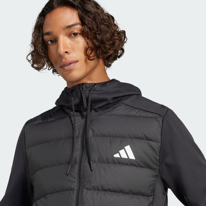 Men's adidas Essentials Hybrid Down Hooded Jacket