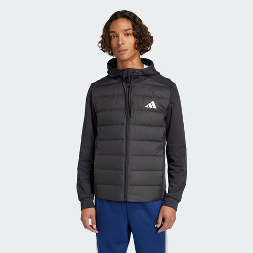 Men's adidas Essentials Hybrid Down Hooded Jacket