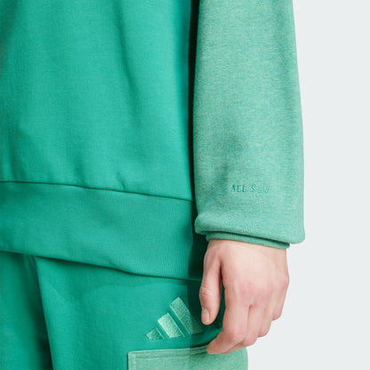 Men's adidas All SZN French Terry Colorblock Crew Sweatshirt