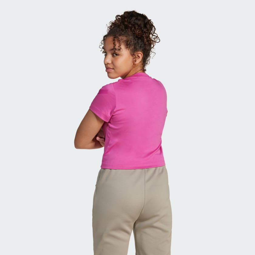 Kids' adidas adidas Z.N.E. Fitted Crop Tee Kids