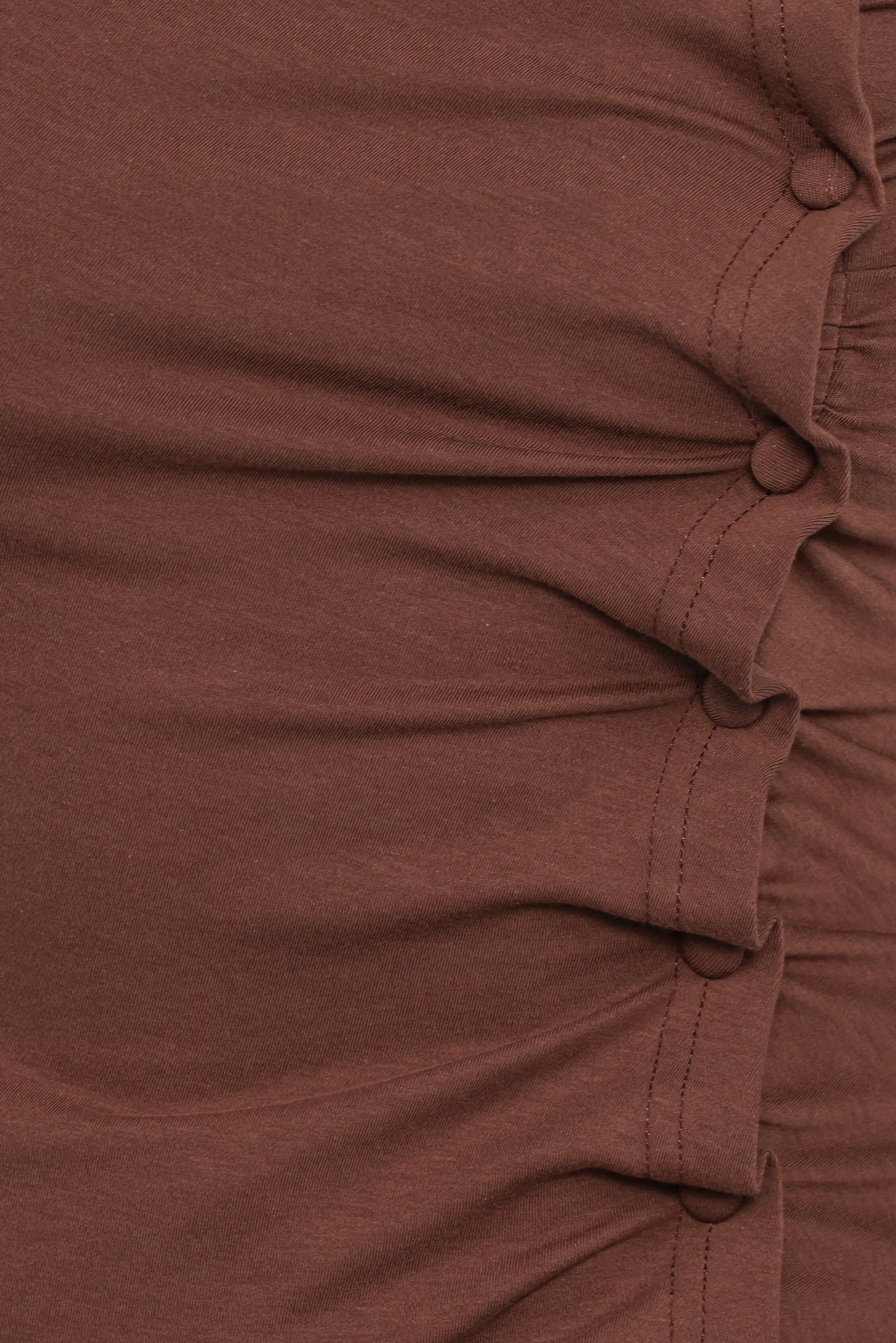 Ethel Asymmetrical Knit Top - Chocolate